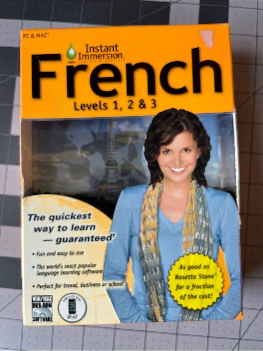 Instant Immersion French Levels 1, 2 & 3 PC &MAC Game Box Set